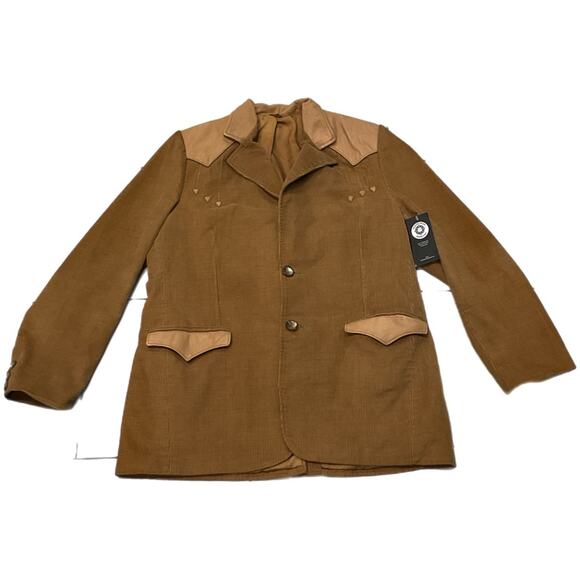1960's Vintage Pioneer Wear Corduroy Blazer Western Jacket